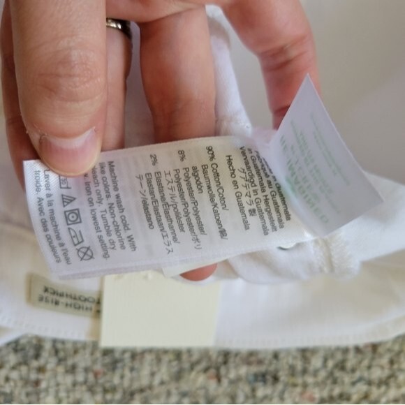 J. Crew 9" High Rise Toothpick Jeans in White Size 32 NWT - Picture 8 of 9